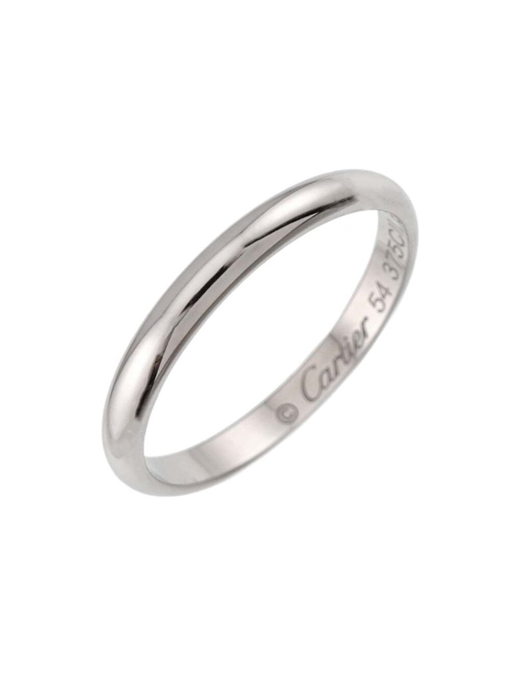 Cartier 1895 Classic 54 Ring Pt Platinum